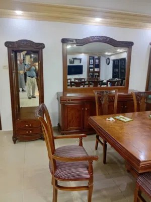 طوله  سفره مع 8كراسي درسوار أنتريه 2