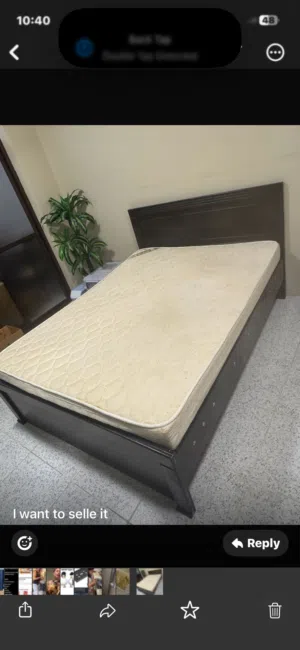 Just the bed frame not complete one part missing