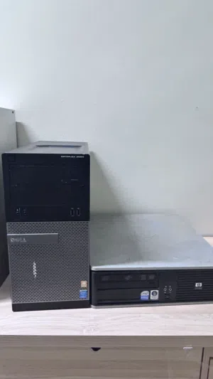 Pc من ديل و اتش بي بحاله ممتازه متوفر كم حبه