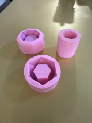 3 PCS Flower Pot Silicone Molds