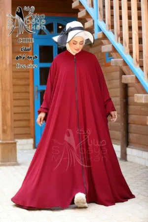 _ الجديد من براند" صبايا مكه " _ موديل" اسماء " _ ماتريال " كريب تركي" _ مقاس" f