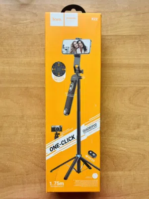 Hoco K22 One-Click Quadropod / Selfie Stick – Brand New, Unused