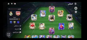 حساب فيفا أوفر 120 للبيع