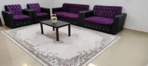 طقم مجلس كامل 3+2+1+1 مع الطاولة Complete Sofa Set 3+2+1+1 with Coffee Table