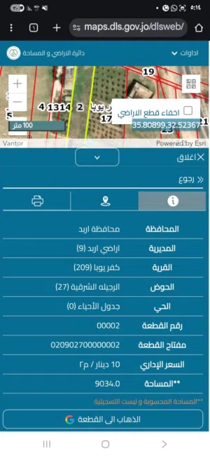 Mixed Use Land for Sale in Irbid Kofor Youba