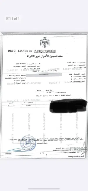 قطعة أرض سكن أ في رجم الشامي مفروزة على شارعين بجانب اسكان نقابة المهندسين