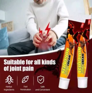 مرهم سم العقرب لتخفيف آلام المفاصل والعضلات