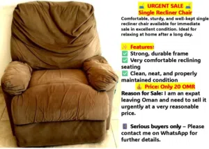 Single Recliner Chair
