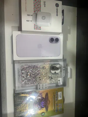 جديد 256 GB iPhone 17 lavender وارد امريكي مع شاحن وكفر وحماية