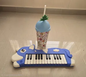 piano and bottle