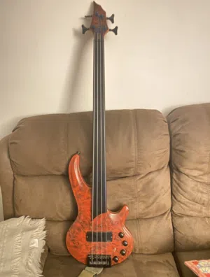 Cort Curbow Fretless Bass – 4 Strings (Unique Sound & Smooth Playability)