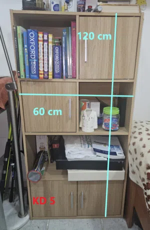 مكتبات ووحدات ارفف storage cabinets, shelves, cupboard