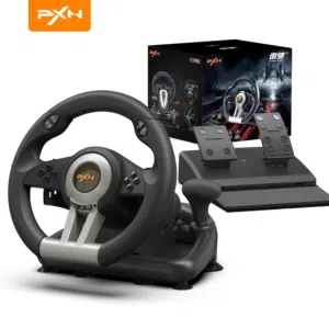 *للبيع PXN V3 Pro Racing Wheel - 27 د.ب فقط   ستيرنج احترافي مع دواسات وجير يدوي مدمج   مناسب
