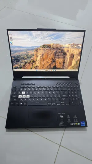 ASUS TUF DASH F15 حجم الشاشة 16 انچ سرعه التحديث 144 هيرتز  المعالج قوي core i7  جيل 12