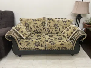 Traditional 2-Seater Rolled Arm Sofa for sale