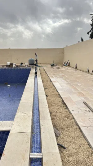 حجر بناء صحراوي ( تل حسان )