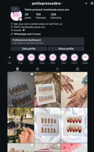 hand-made nails