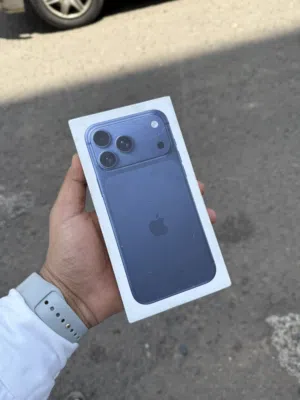ايفون 17 بروماكس ذاكره 256 جيجا نظام eSIM رسمي بدون منفذ شريحه بطارية 100%