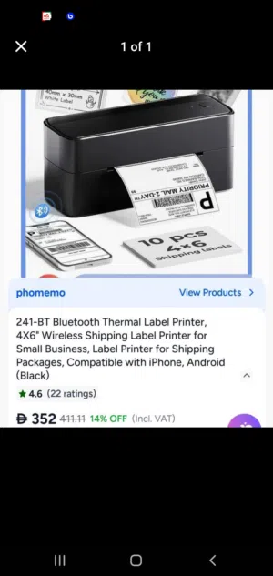 label printer thermal