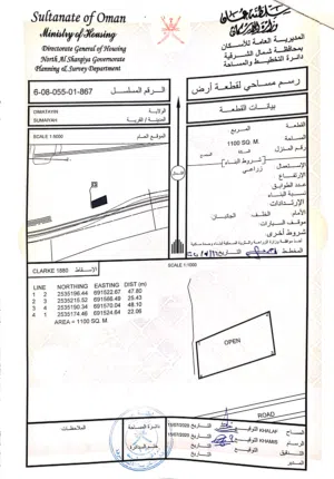 للبيع ارض زراعية فضاء مناسبة جدا لعمل استراحة
