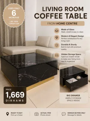 Home Center Coffee table with storage