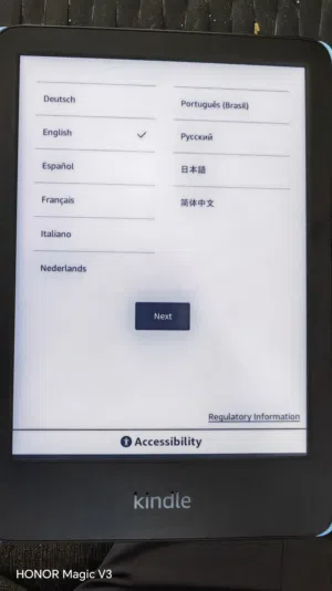 للبيع جهاز قارئ إلكتروني كندل kindle