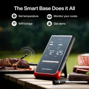 Thermomaven: Smart Bluetooth Wireless Meat Thermometer: Standalone Base, WiFi Unlimited Range, wt02