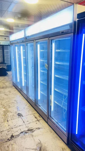 ثلاجة عرض ومحامص ورفوف وستاندات شبس وكافه تجهيز السوبر ماركت