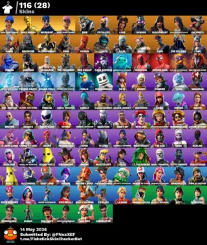 حساب فورت نايت نادر