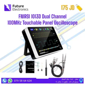 FNIRSI 1013D Dual Channel 100MHz Touchable Panel Oscilloscope