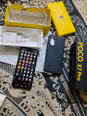 للبيع بوكو X7pro ذاكره 512 رام 12×12بطارية 6000 شحن 90واط  استخدام شهر او اقل  جديد لوك ضمان من كلشي