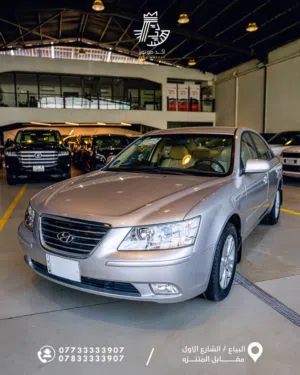 هيونداي سوناتا  2009 خليجي  ماشية 6 الاف كيلو فقط بدون اي اضرار  محرك 2400 رقم بغداد  #اكد_موتورز --