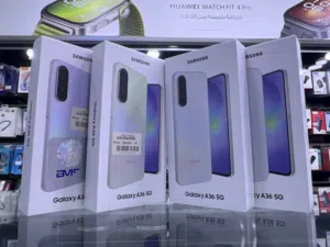 Samsung A36 5g (256 GB / 8 RAM) سامسونج اي 36 جالاكسي  256 جيجابايت/ 8   رام مع بكج  (عضمه+كفر+لزقه)