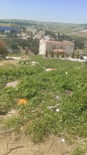 ارض سكنيه مميزه  منطقه فلل على 3شوارع مرتفعه خلف جامعه عمان الاهليه مع اطلاله  للبيع