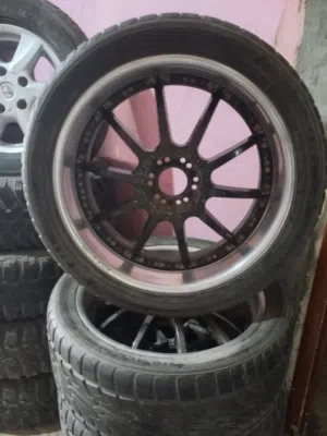 جنط مع اطارات مقاس 24 امريكي مميز