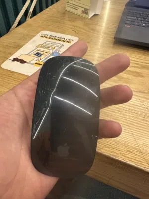 Mac Mouse black multi Touch surface