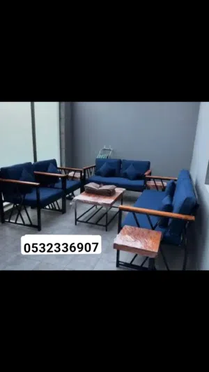 جلسات خارجية حرف x جودة مميز شغل مضمون شامل طقم يصنع من الخشب سويدي طبيعي
