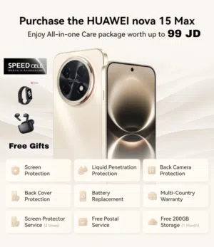عملاق الاجهزة هواوي Huawei Nova 15Max متوفر الان لدى سبيد سيل فل بكج