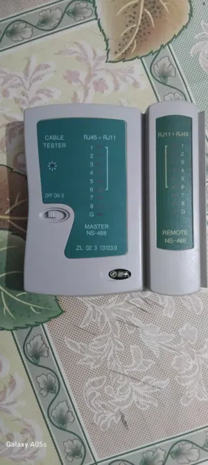 للبيع بالمحلة الكبري  Cable Tester لفحص أسلاك النت جديد زيرو بالجراب بتاعه.