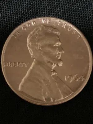 عملة واحد بنس لينكولن الأمريكية لسنة 1964 من فئة (SMS) النادرة جداً و الثمينة