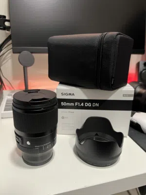 SIGMA AF 50MM F/1.4 DG DN (A) F/SE (LIKE NEW) SONY FULL FRAME