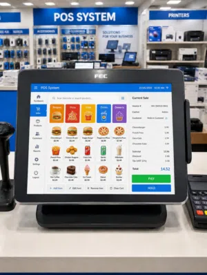 POS SYSTEM 15" Touch Screen Display 4GB RAM 320GB HDD Storage Call / WhatsApp