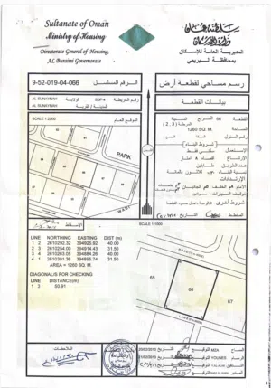 Residential Land for Sale in Buraimi Al Sinainah