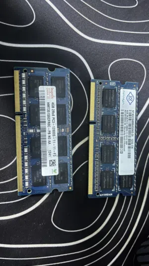 رامات لابتوب DDR3 4GB*2