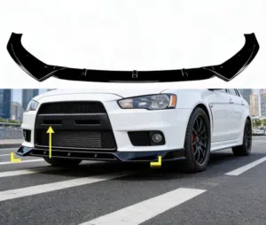 Lancer front lip زوايد لانسر