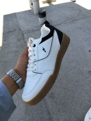 White Sneakers for Men Casual Sports Shoes Comfortable Walking Shoes Bahrain shoes, sneakers,