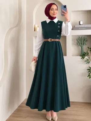 فستان صبايا + حزام