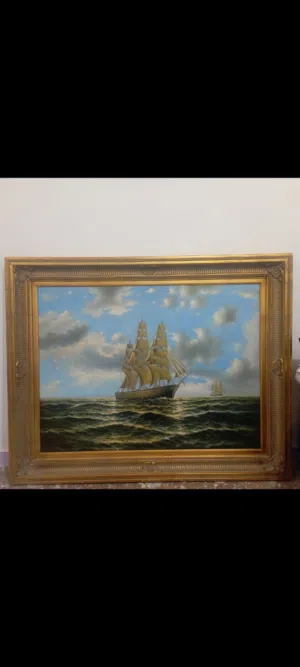 Hand painted oil paint