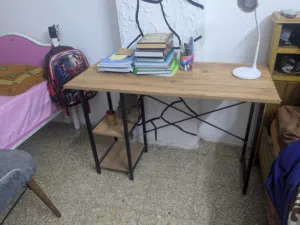 ميز دراسة هيكل معدني +ميز خشب مجرات 3