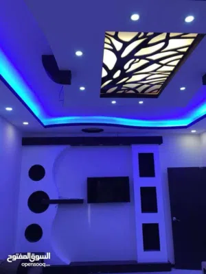 عمل جميع أنواع الديكورات والصبغ